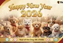 แจกฟรี ภาพสวัสดีปีใหม่ 2569/2026 อวยพรปีใหม่ สคส. ให้คนที่รัก