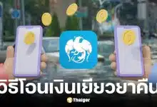 วิธีโอนเงินเยียวยาน้ำท่วม 9000 บาทคืน กรณีได้ซ้ำ