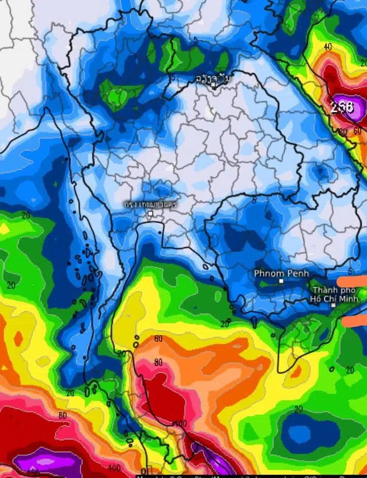 แผนี่ภูมิอากาศประเทศไทย