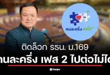 ภาพแสดงถึงการประชุมเกี่ยวกับอนาคตของโครงการคนละครึ่ง เฟส 2 ที่ติดขัดตามรัฐธรรมนูญ ม.169