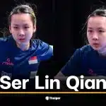แซร์ หลิน เคียน นักกีฬาเทเบิลเทนนิสหญิงจากสิงคโปร์ วัย 19 ปี
