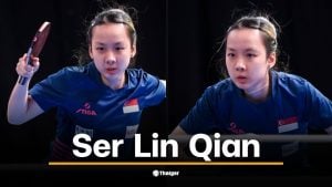 แซร์ หลิน เคียน นักกีฬาเทเบิลเทนนิสหญิงจากสิงคโปร์ วัย 19 ปี