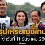 อัปเดตล่าสุด สรุปเหรียญซีเกมส์ 2025 ประจำวันที่ 11 ธันวาคม 2568