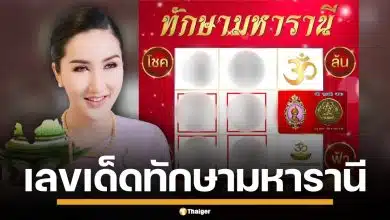 ตารางทักษามหารานี เลขเด็ด อ.ออร่า งวด 16 ธ.ค. 68 จัดเน้นๆ ลุ้มโชคใหญ่ส่งท้ายปี