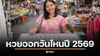 ภาพแสดงการประกาศวันหวยออกวันไหน 2569 โดยกองสลากฯ