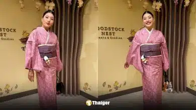 เจ้าฟ้าสิริวัณณวรีฉลองพระองค์กิโมโนตัดเย็บจากไหมไทย