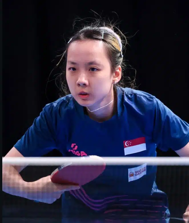 ภาพของแซร์ หลิน เคียน ขณะแข่งขันในซีเกมส์ 2025 ที่ประเทศไทย