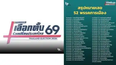เบอร์เลือกตั้งพรรคการเมือง