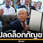 "ทรัมป์" ปลดล็อกกัญชา ลดสถานะเทียบเท่า ยาแก้ปวด หวังช่วยผู้ป่วยเรื้อรัง-ทหารผ่านศึก