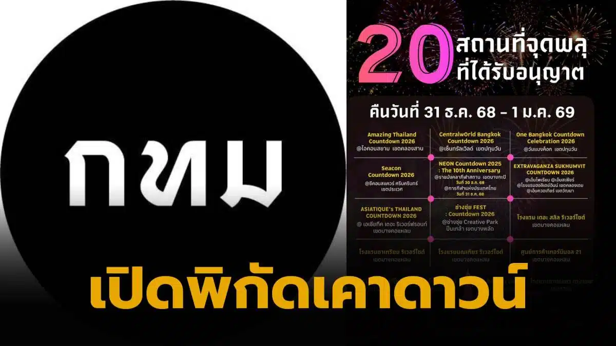 ดูพลุกรุงเทพมหานคร 2025