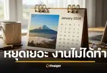 ด่วน ครม.สั่งถอย เพิ่มวันหยุดพิเศษปี 69 หวั่นราชการหยุดเยอะ กระทบนายจ้าง