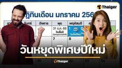 2 ม.ค. 69 ไฟเขียว วันหยุดพิเศษ หยุดยาว 5 วันรวด ใครได้หยุดบ้าง