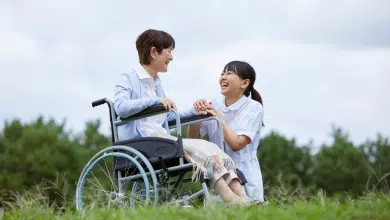 รถเข็นพับได้ ผู้สูงอายุจาก Medila wellness