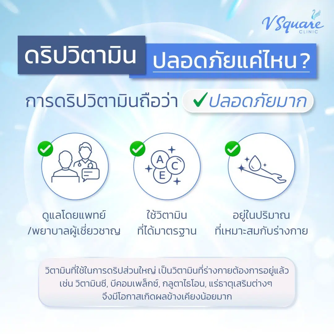 ฉีดวิตามินผิวปลอดภัยไหม