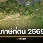 เอาจริง ภาษีที่ดิน 2569 เก็บอัตราเต็ม ไม่มีลดหย่อน ที่ดินรกร้างจ่ายอ่วม
