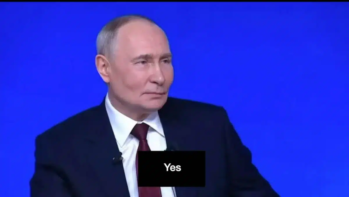 ปูตินกำลังมีความรัก