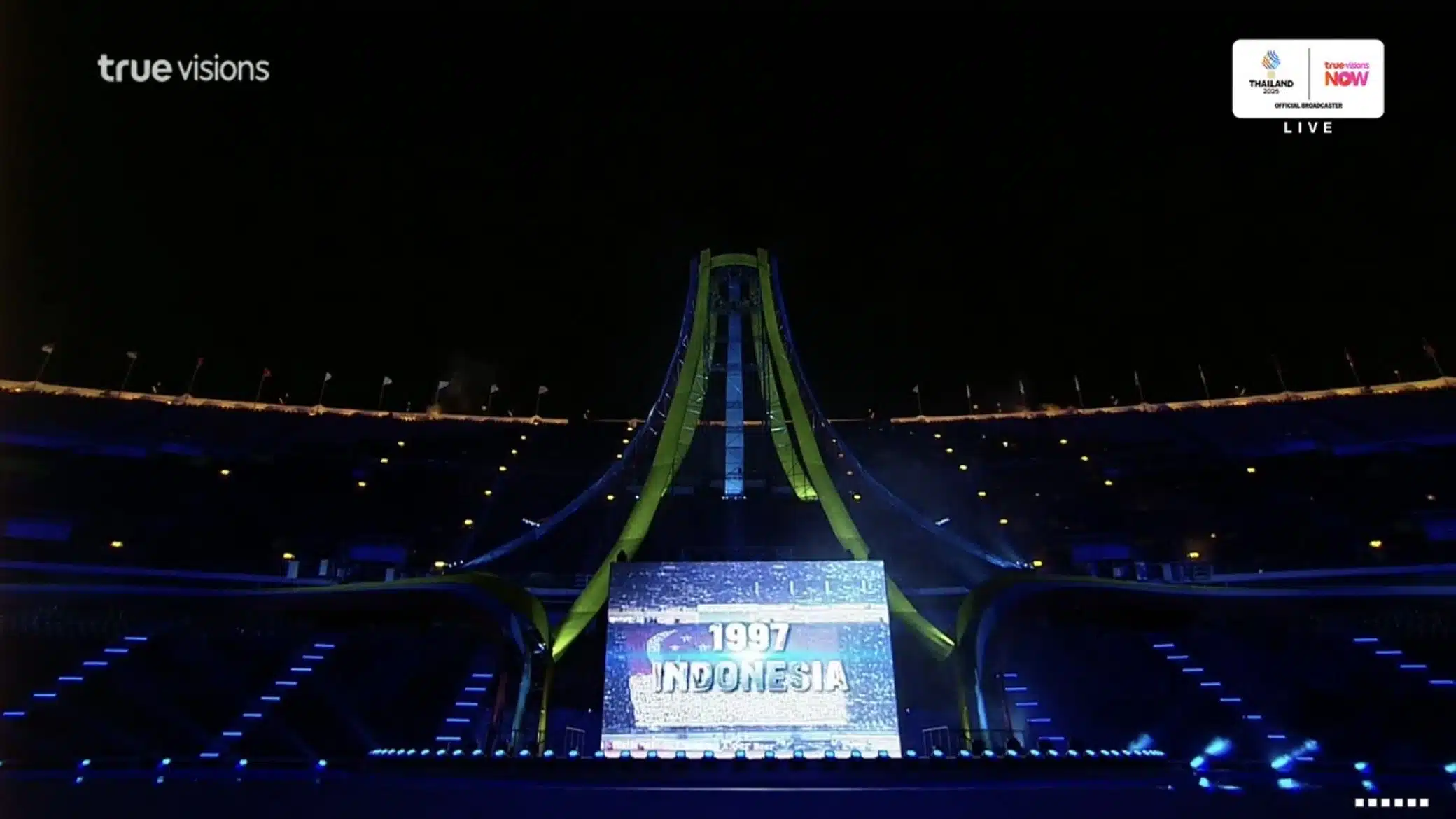 บรรยากาศพิธีเปิดซีเกมส์