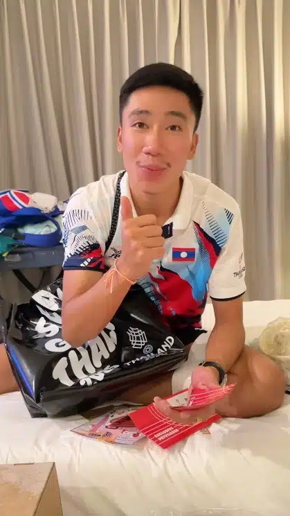นักกีฬา สปป. ลาว รีวิวกิ๊ฟเซ็ตซีเกมส์ 2025-11