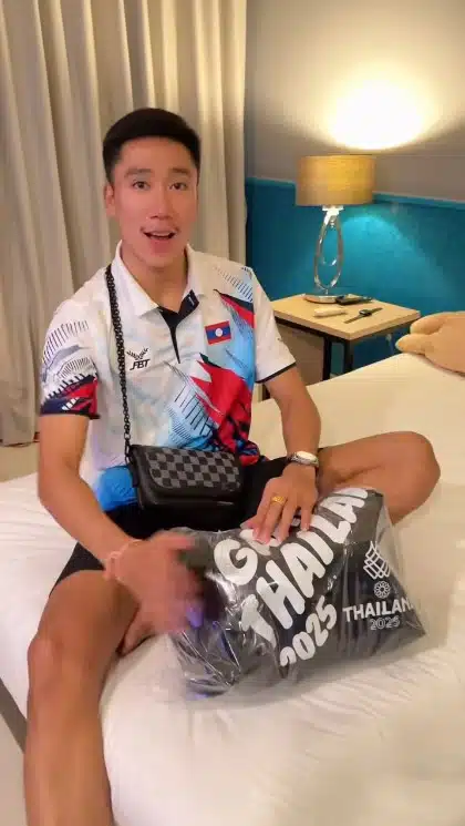 นักกีฬา สปป. ลาว รีวิวกิ๊ฟเซ็ตซีเกมส์ 2025-2