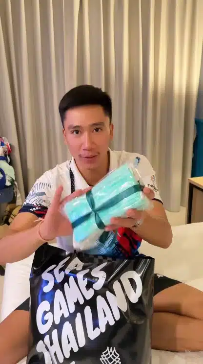นักกีฬา สปป. ลาว รีวิวกิ๊ฟเซ็ตซีเกมส์ 2025-5