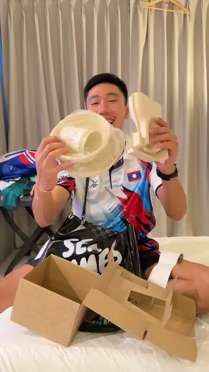 นักกีฬา สปป. ลาว รีวิวกิ๊ฟเซ็ตซีเกมส์ 2025-8