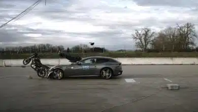 ภาพแสดงการตรวจสอบความเร็วรถยนต์ในคดีอุบัติเหตุที่มีการพิสูจน์หลักฐานผิดพลาด