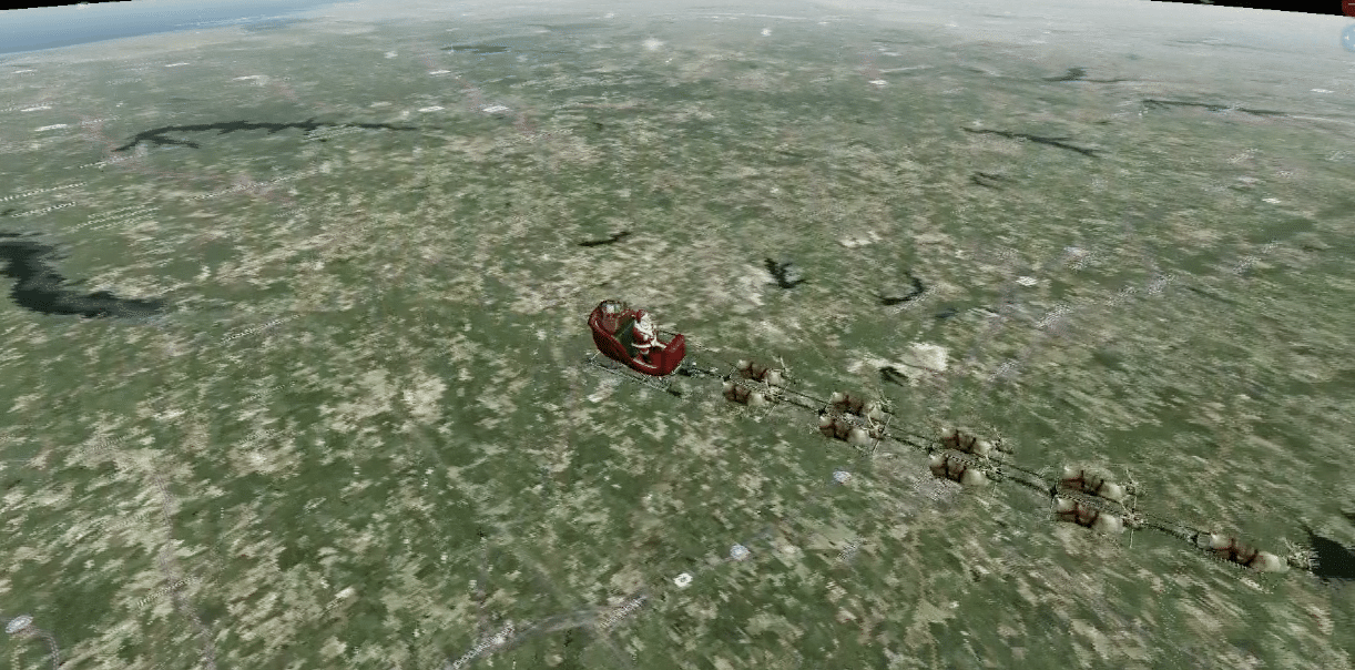 ถ่ายทอดสด ภารกิจ ซานตาคลอส ขี่กวางเรนเดียร์ แจกของขวัญ 6 พันล้านชิ้นทั่วโลก คริสต์มาส 2025