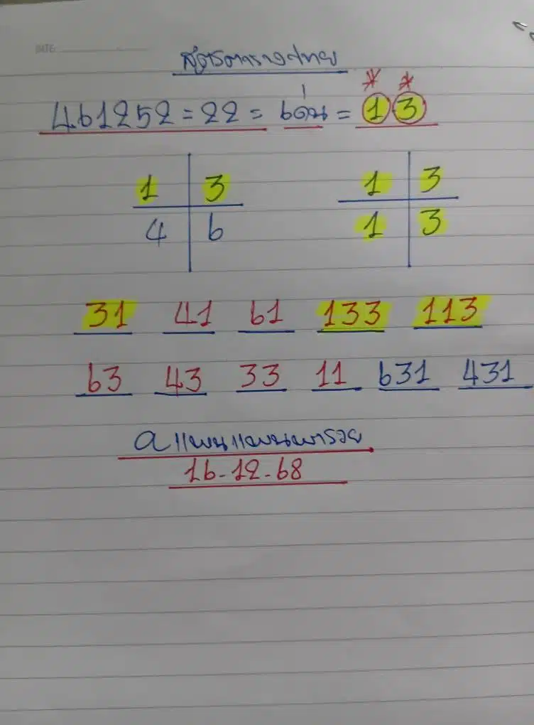 เลขเด็ด แพนแพนพารวย งวด 16 12 68