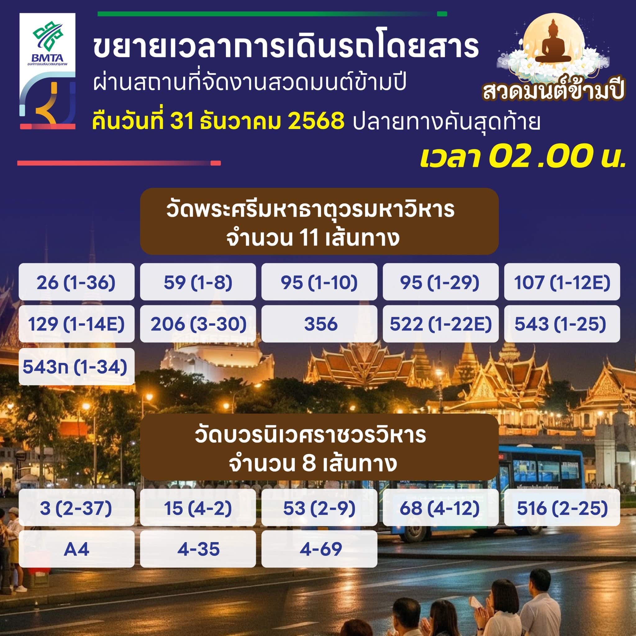 เส้นทาง ขสมก. ปีใหม่ 2569-12
