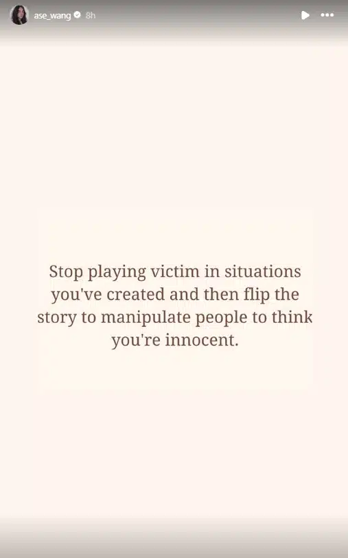 โอซา แวง บอกใคร หยุดเล่นบทเหยื่อ พร้อมแฉปมหุ้นปลอม-กุเรื่องเท็จรักสามีเพื่อน