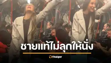ถกสนั่น คลิปสาวหิ้วถุงช้อปปิ้ง ผู้ชายไม่ลุกให้นั่งบนรถไฟฟ้า แซะ สุภาพบุรุษตายหมดแล้ว