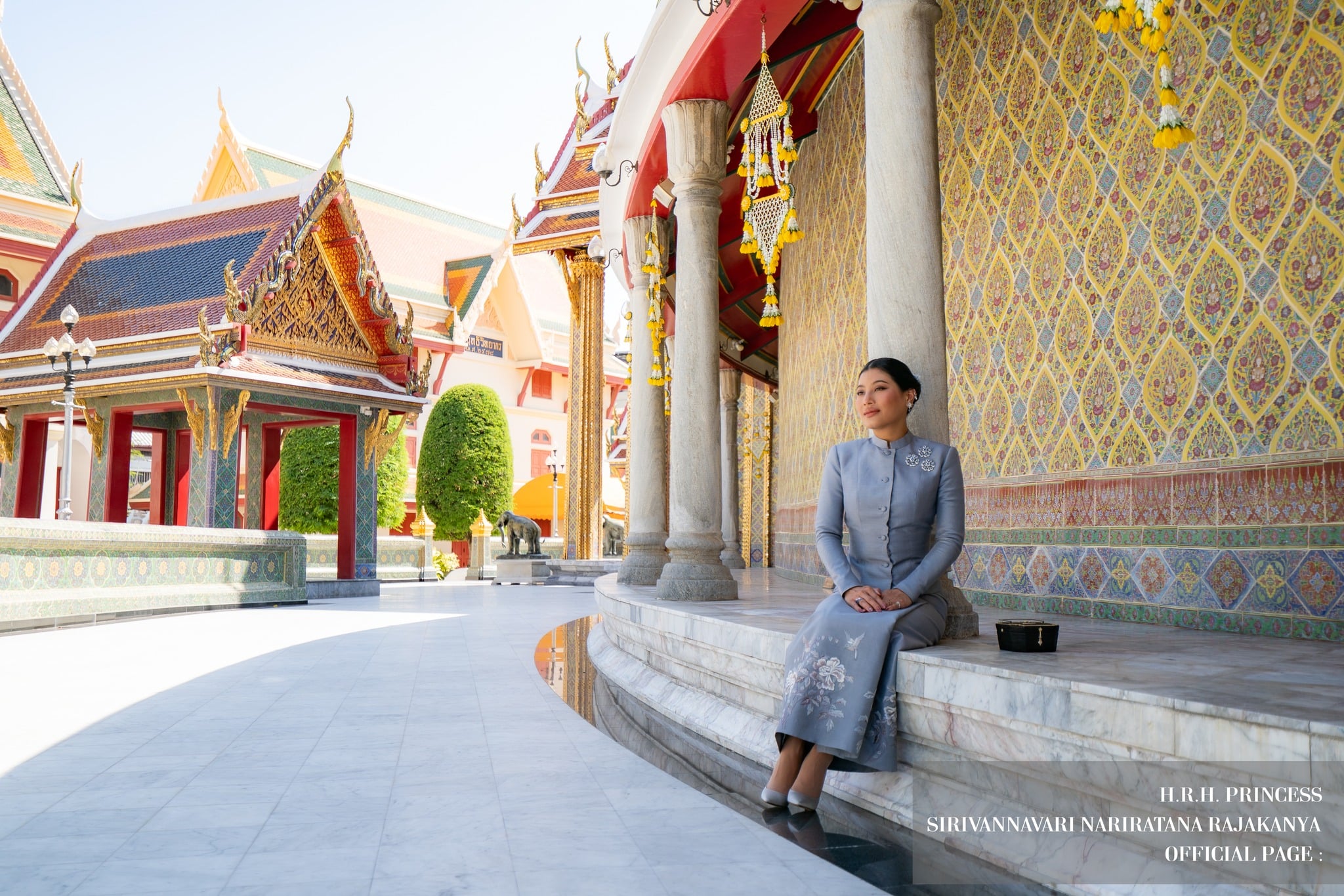 พระเจ้าลูกเธอ เจ้าฟ้าสิริวัณณวรี ทรงถวายสักการะสมเด็จพระสังฆราชในโอกาสพิเศษนี้