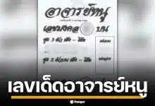 เลขเด็ด "อาจารย์หนู" งวด 17 ม.ค.69 มัดรวมเลขมงคล ฟันธงเลขชุดน่าลุ้น 3 ตัว