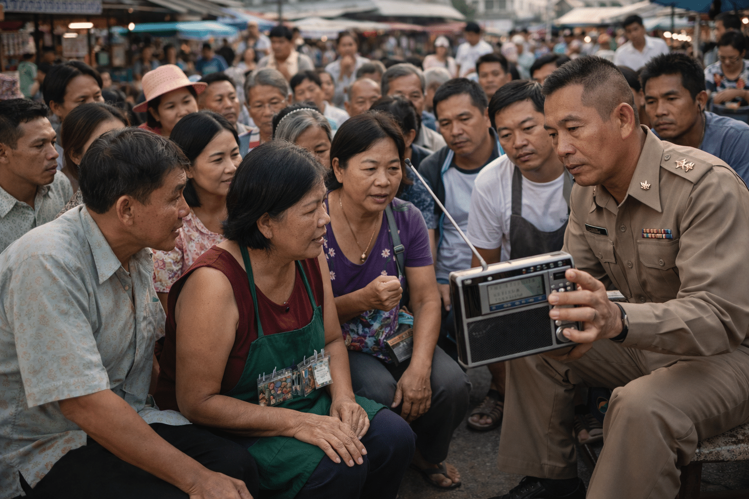 ผู้คนรอคอยการประกาศผลรางวัลสลากกินแบ่งรัฐบาล 17/1/69