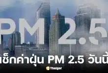 รายงานฝุ่น PM 2.5 กรุงเทพฯ วันนี้ (19 ม.ค. 69) คุณภาพอากาศเริ่มดีขึ้นอยู่ในเกณฑ์สีเหลือง