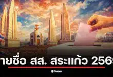 ข้อมูลจาก : สำนักงานประชาสัมพันธ์ จังหวัดสระแก้ว