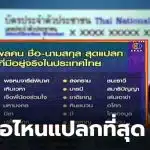 ชื่อคน แปลกๆ ฮาๆ