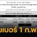 ใบตรวจหวย เรียงเบอร์ 1 กุมภาพันธ์ 2569 ผลสลากกินแบ่งรัฐบาล ทุกรางวัล