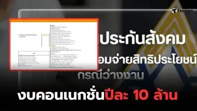 งบคอนเนกชั่น ประกันสังคม