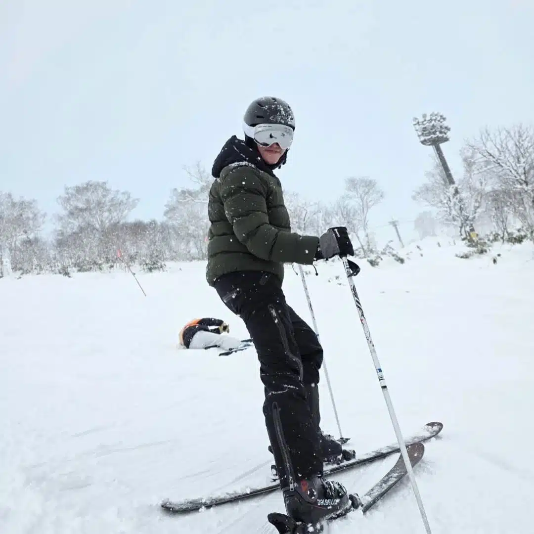 อั๋น ภูวนาท เล่นสกีที่ญี่ปุ่น