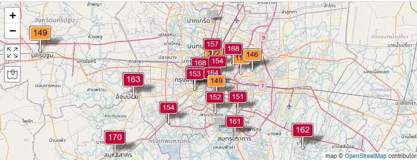 ควรหลีกเลี่ยงกิจกรรมกลางแจ้งเมื่อค่าฝุ่นวันนี้สูงเกิน 100.