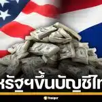 สหรัฐฯ สั่งจับตา "ไทย" เพิ่มเข้าบัญชี "ประเทศที่ต้องจับตามอง" ปมแทรกแซงค่าเงิน
