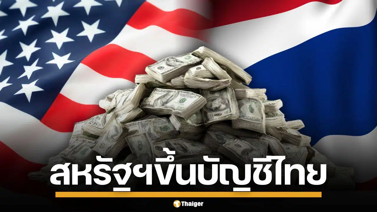 สหรัฐฯ สั่งจับตา "ไทย" เพิ่มเข้าบัญชี "ประเทศที่ต้องจับตามอง" ปมแทรกแซงค่าเงิน