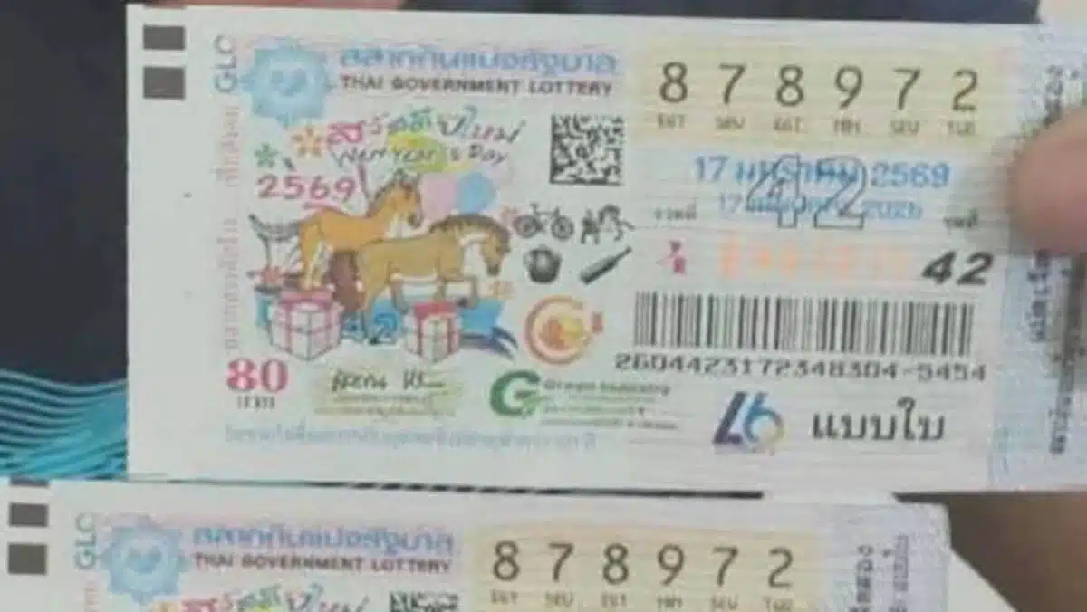 ผู้ป่วยใน รพ.เลย ถูกรางวัลที่ 1 งวด 17 มกราคม 2569