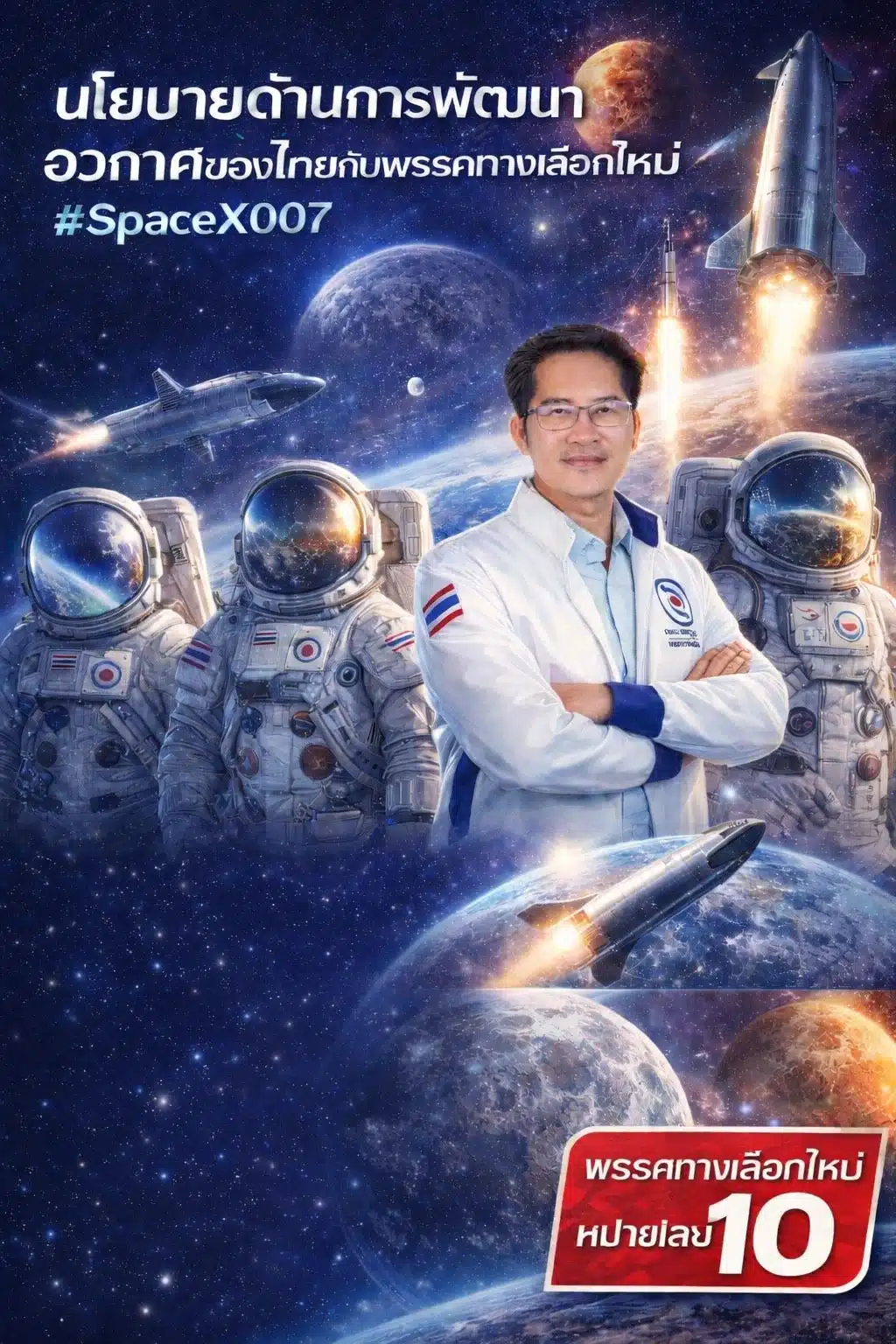 เต้ มงคลกิตติ์ สุขสินธารานนท์ หัวหน้าพรรคทางเลือกใหม่