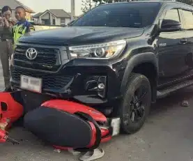 พ่อ จ๊ะ นงผณี ถูกรถชน อาการสาหัส คู่กรณีเผยถูกตัดหน้าเบรกไม่ทัน-1