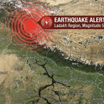 ระทึก แผ่นดินไหวอินเดีย เขย่า 5.7 ลึก 171 กม.