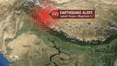 ระทึก แผ่นดินไหวอินเดีย เขย่า 5.7 ลึก 171 กม.