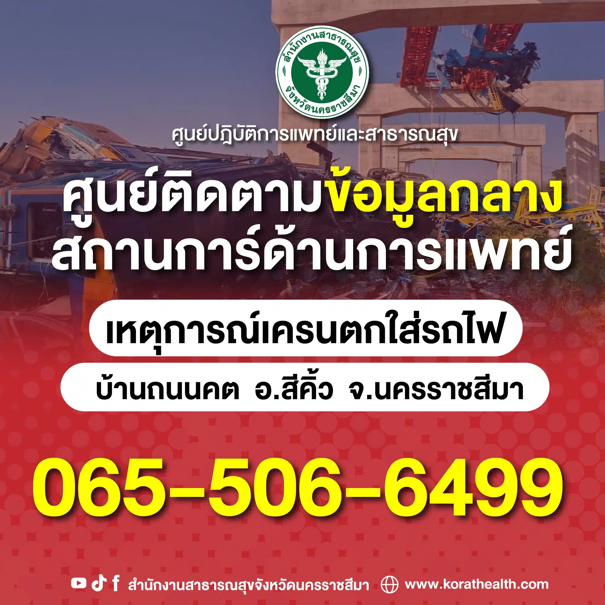 เบอร์โทรศัพท์สายด่วนศูนย์ประสานงานและโรงพยาบาล