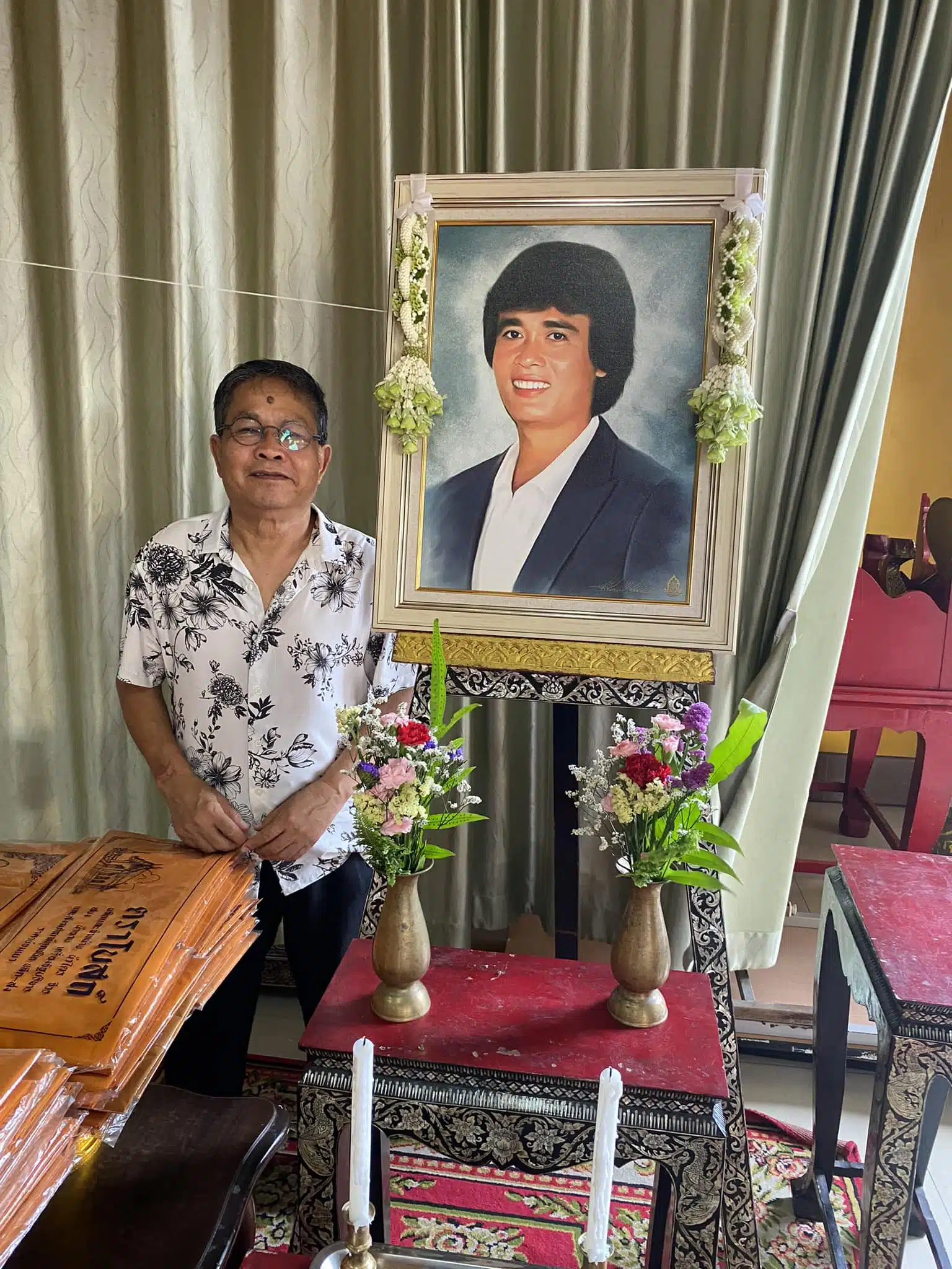 (FB/เด๋อ ดอกสะเดา) ทำบุญครบรอบ1ปี พี่เด่น ดอกประดู่